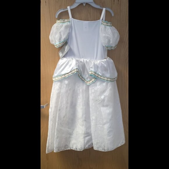 Disney Store The Little Mermaid Wedding Dress Costume For Kids *Size 9/10* - Picture 3 of 4